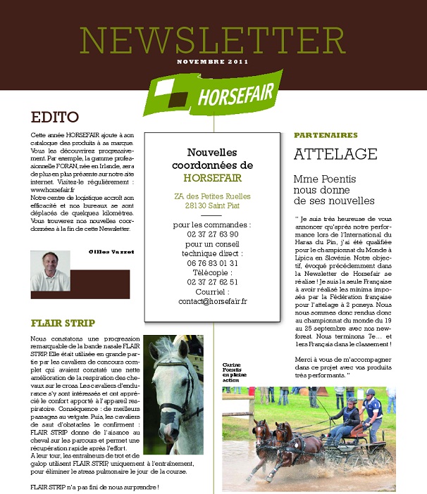 T&eacute;l&eacute;charger la newsletter
